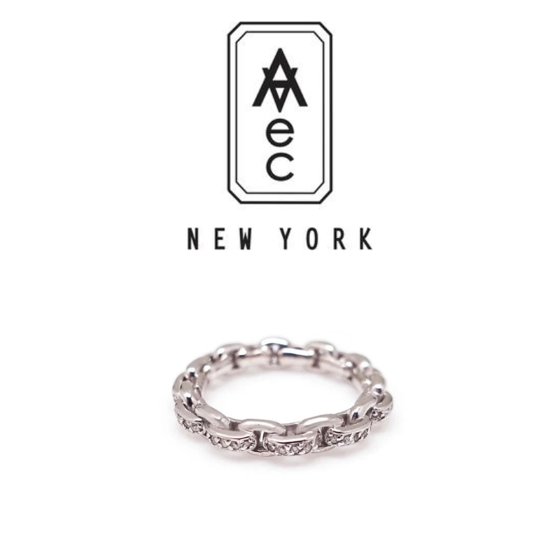 ESME PAVED CHAIN LINK RING / エスメペイブドチェーンリンクリング