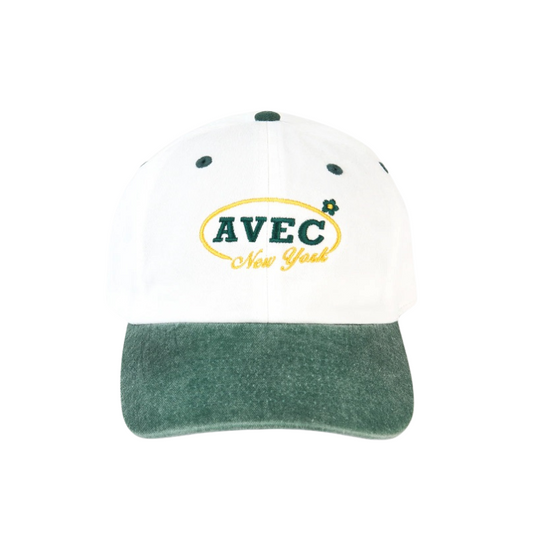 ANY CLUB OLD SCHOOL LOGO CAP / エニークラブオールドスクールロゴキャップ / CHALK + GREEN / チョーク + グリーン