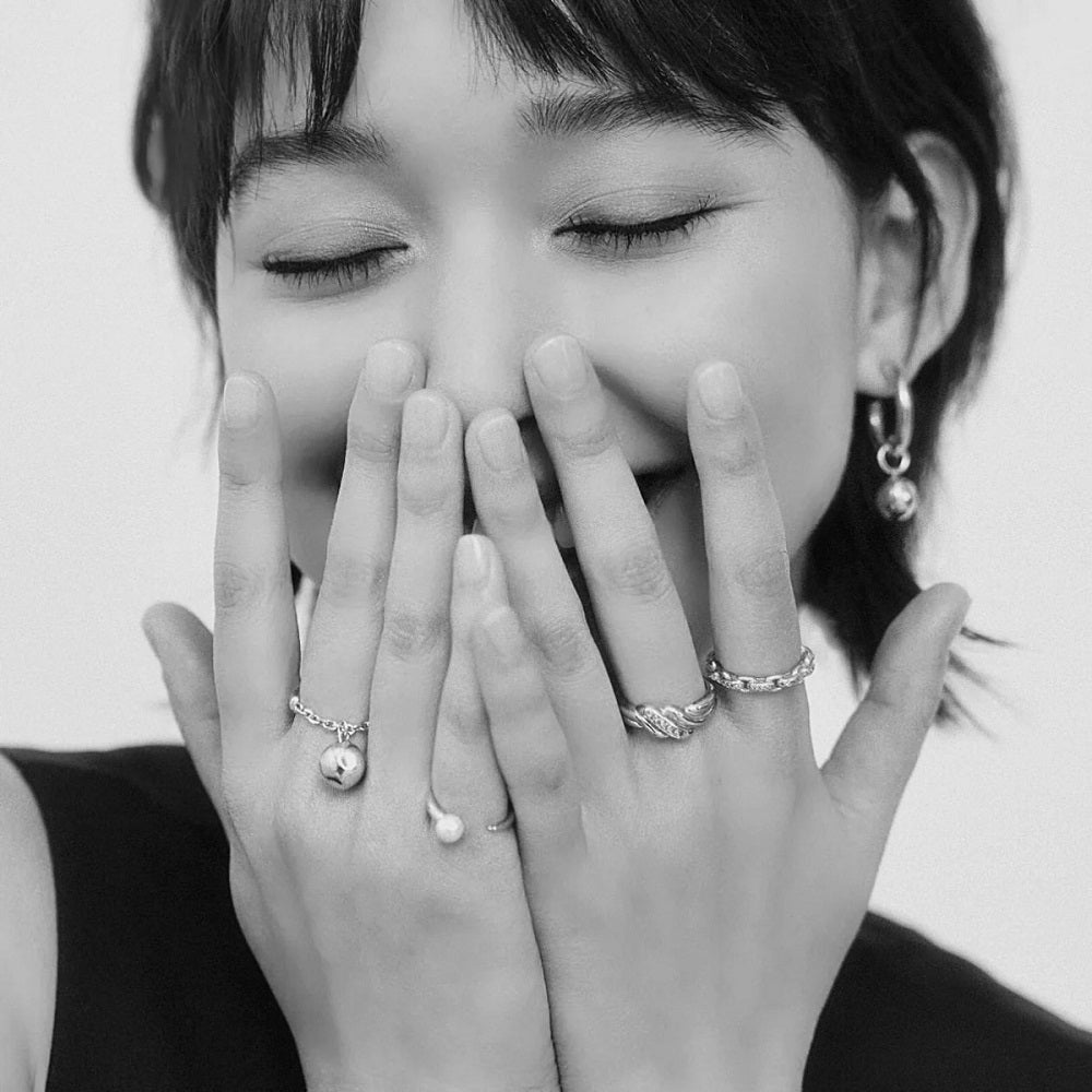 ESME PAVED CHAIN LINK RING / エスメペイブドチェーンリンクリング