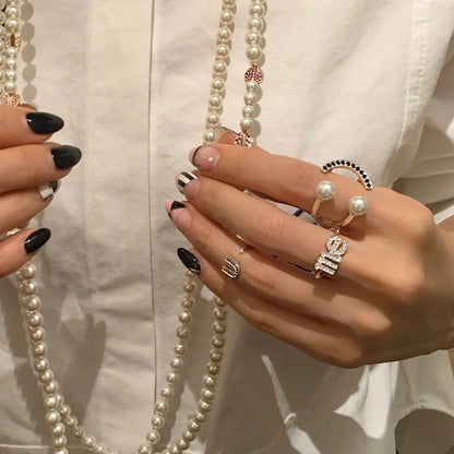 'ME' LETTER PAVE SETTING OPEN RING / ミーレターパヴェセッティングオープンリング